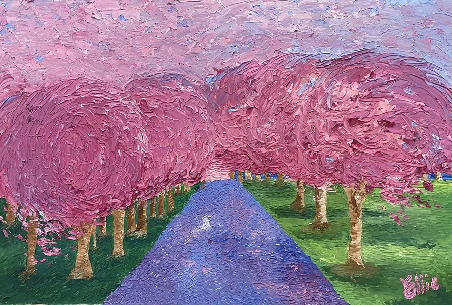Cherry Blossom Tunnel by Dr Ellie Arbuckle